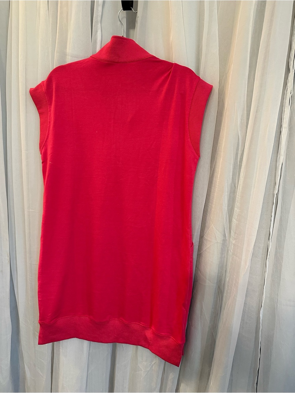 Amazon Women's Shirt Dress - Vibrant Pink with Front Zipper NWOT - Picture 13 of 15